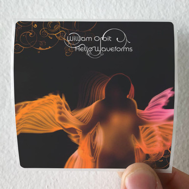William Orbit Hello Waveforms Album Cover Sticker