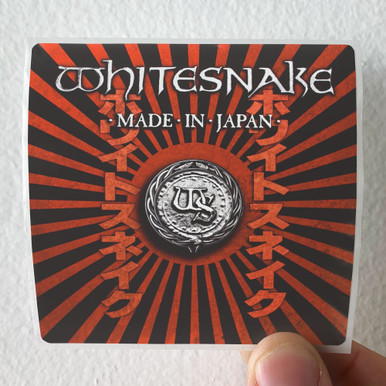 Whitesnake Made In Japan Album Cover Sticker