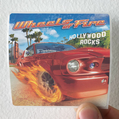 Wheels of Fire Hollywood Rocks Album Cover Sticker