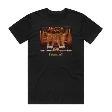 Angra Angels Cry 20Th Anniversary Tour Album Cover T-Shirt Black