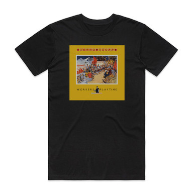 Billy Bragg Workers Playtime Album Cover T-Shirt Black