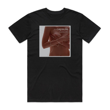 capsule Sugarless Girl Album Cover T-Shirt Black