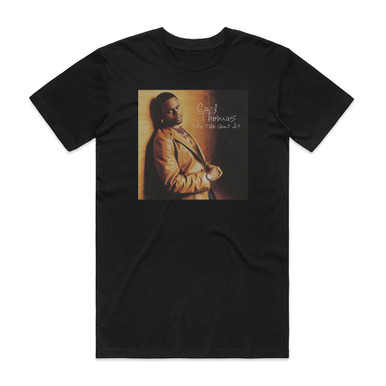 Carl Thomas Lets Talk About It Album Cover T-Shirt Black
