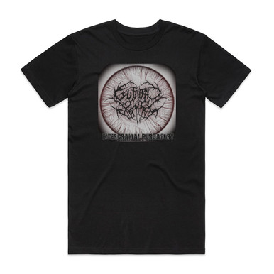 Guttural Slug Intercranial Purgatory Album Cover T-Shirt Black