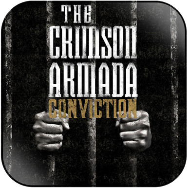 The Crimson Armada Conviction Album Cover Sticker Album Cover Sticker