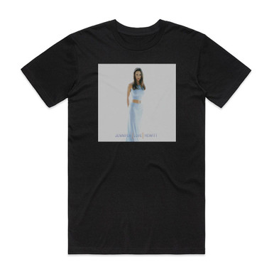 Jennifer Love Hewitt Jennifer Love Hewitt Album Cover T-Shirt Black