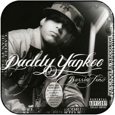 Daddy Yankee Barrio Fino En Directo Album Cover T-Shirt White