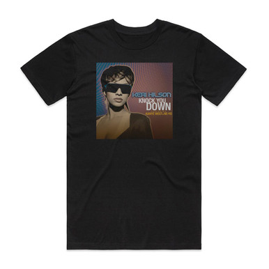 Keri Hilson Knock You Down Album Cover T-Shirt Black
