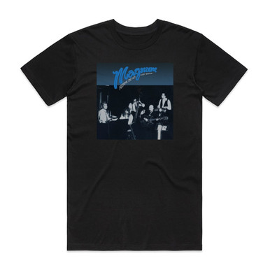 Magnum Keeping The Nite Lite Burning Album Cover T-Shirt Black