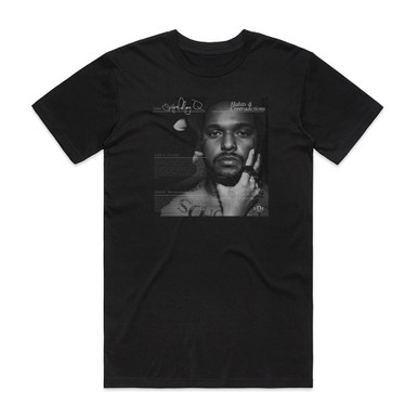 ScHoolboy Q Habits Contradictions Album Cover T-Shirt Black