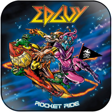 Edguy Rocket Ride Album Cover Sticker