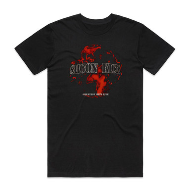 Saigon Kick Greatest Hits Live Album Cover T-Shirt Black