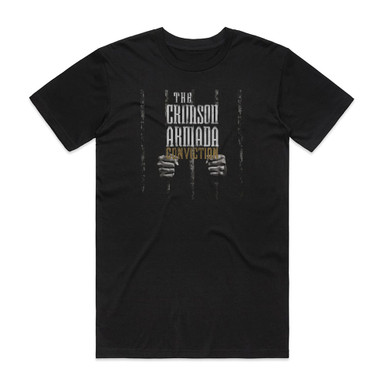 The Crimson Armada Conviction Album Cover T Shirt Black