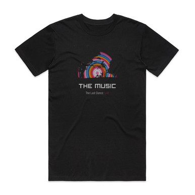 The Music The Last Dance Live Album Cover T-Shirt Black