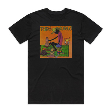 Third World 96 Degrees In The Shade Album Cover T-Shirt Black