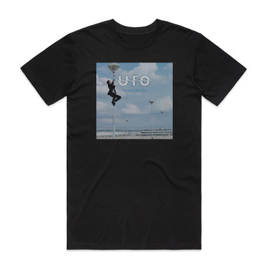 UFO The Best Of Ufo 1974 1983 Album Cover T-Shirt Black