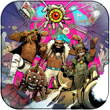 Flatbush Zombies 3001 A Laced Odyssey Album Cover Sticker