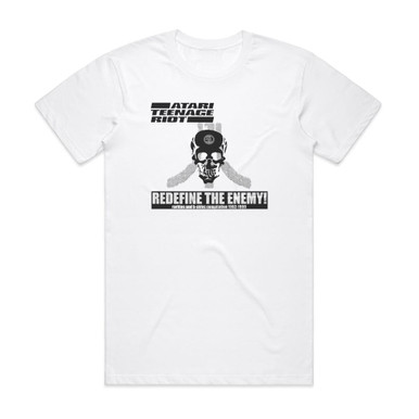 Atari Teenage Riot Redefine The Enemy Album Cover T-Shirt White