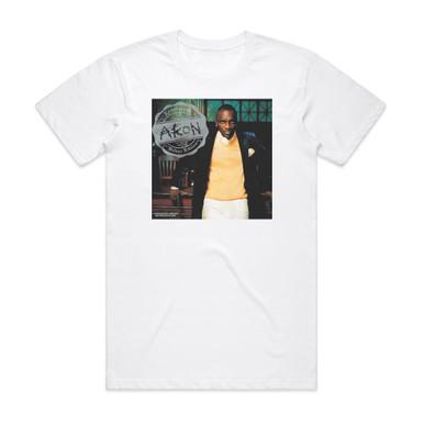 Akon Konvicted Album Cover T-Shirt White