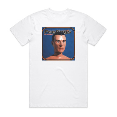 David Byrne Feelings 1 Album Cover T-Shirt White