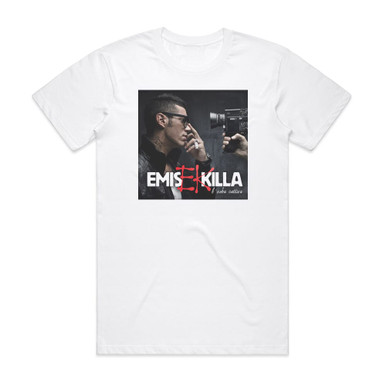 Emis Killa Lerba Cattiva Album Cover T-Shirt White