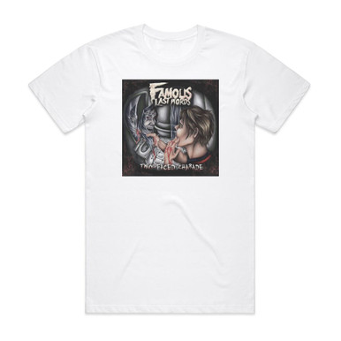 Famous Last Words Two Faced Charade Album Cover T-Shirt White