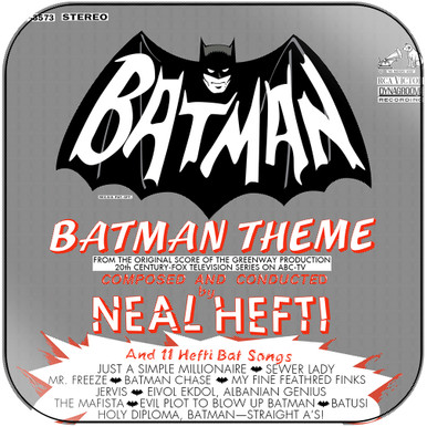 Neal Hefti Batman Theme And 19 Hefti Bat Songs Album Cover Sticker