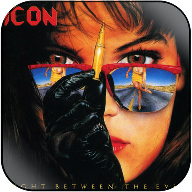 Icon Right Between The Eyes Album Cover Sticker