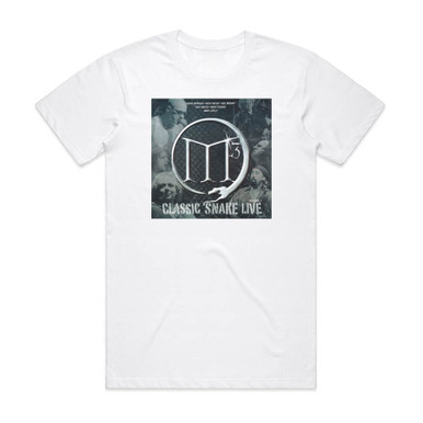 M3 Classic Snake Live Album Cover T-Shirt White