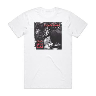 Michelle Shocked Short Sharp Shocked Album Cover T-Shirt White