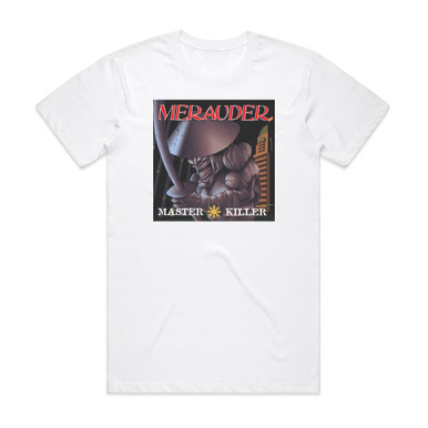 Merauder Master Killer Album Cover T-Shirt White