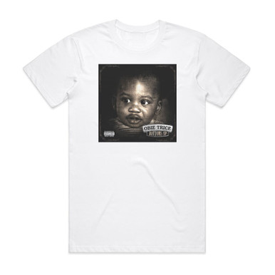 Obie Trice Bottoms Up Album Cover T-Shirt White