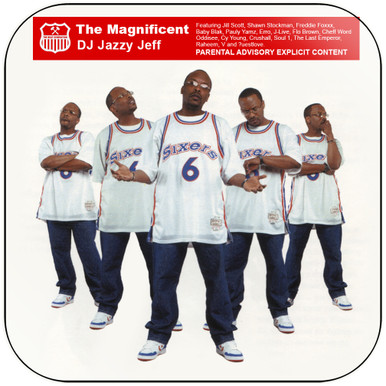 DJ Jazzy Jeff The Magnificent Album Cover Sticker
