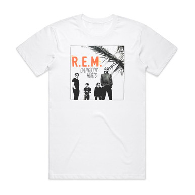 REM Everybody Hurts 5 Album Cover T-Shirt White