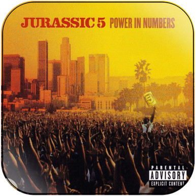 Jurassic 5 Power In Numbers Album Cover Sticker