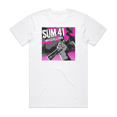 Sum 41 Underclass Hero Album Cover T-Shirt White