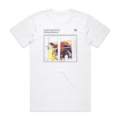 Section 25 The Key Of Dreams Album Cover T-Shirt White