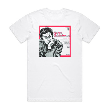 Serge Gainsbourg Initials Bb Album Cover T-Shirt White