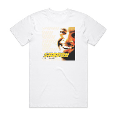 Shaggy Hot Shot Album Cover T-Shirt White