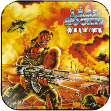Laaz Rockit Know Your Enemy Album Cover Sticker