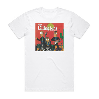 The Lillingtons Shit Out Of Luck Album Cover T-Shirt White
