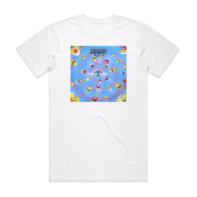 Utopia Todd Rundgrens Utopia Album Cover T-Shirt White
