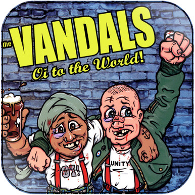 The Vandals Christmas With The Vandals Oi To The World Album Cover