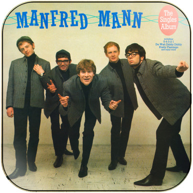 Manfred Mann The Singles Album 西ドイツ盤LP Manfred Mann The Singles Album Album Cover Sticker