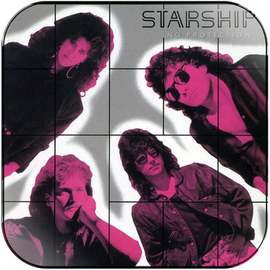 Starship No Protection Album Cover Sticker