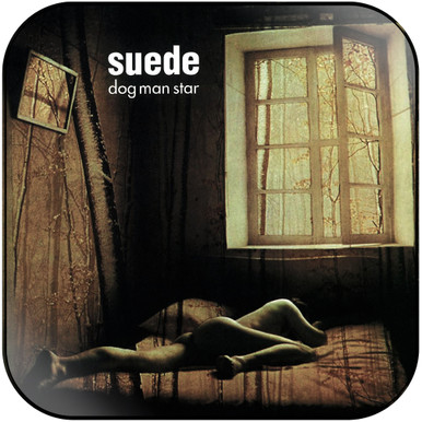 Suede Dog Man Star Album Cover Sticker