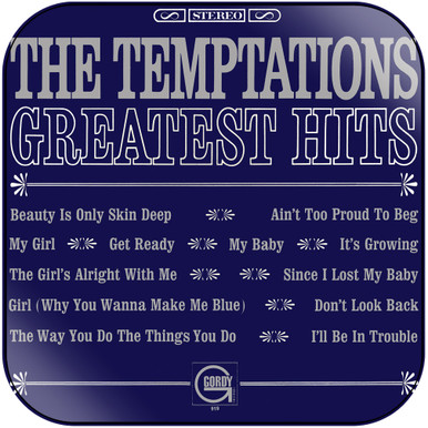 The Temptations Greatest Hits Album Cover Sticker