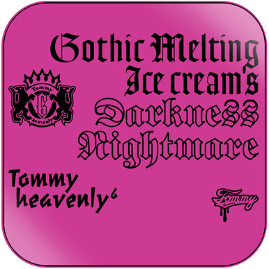 Tommy heavenly6 - Gothic Melting Ice Creams Darkness Nightmare Album Cover  Sticker