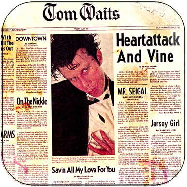 Tom Waits Heartattack And Vine Album Cover Sticker