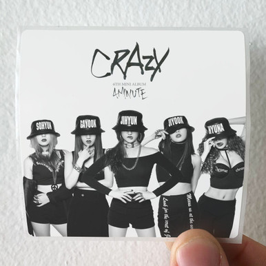 4minute Crazy Album Cover Sticker